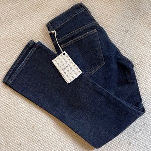KHAITE The Vivian Jean | Size 25 | NWT, Dark Wash
